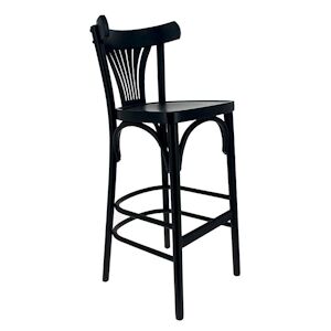 LIGNE CHR orleans chaise haute - noir - carton de 1 - Publicité