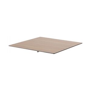 Oviala Business Plateau de table stratifié 60x60 cm chene clair - Oviala