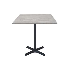 Restootab - Table 70x70cm - modèle Dina béton naturel