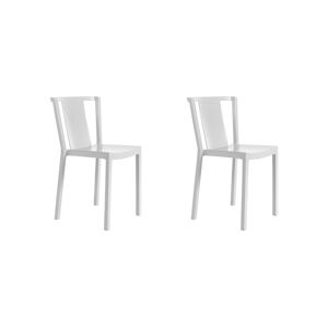 RESOL NEUTRA Chaise Intérieur, Extérieur Set 2 Blanc