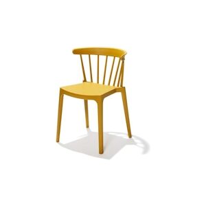 Chaise Empilable Windson en Polypropylène - Jaune Ocre - VEBA