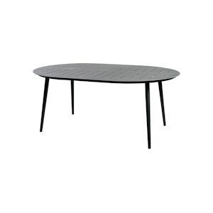 Table ovale Inari Carbone 200X100X75CM  Essenciel Green