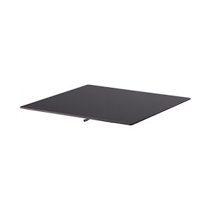 Oviala Business Plateau de table stratifié 60x60 cm noir - Oviala