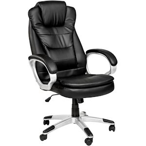 tectake Fauteuil de direction Zulu noir 400578