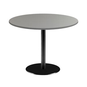Restootab - Table Ø120cm - modèle Rome gris metallisé
