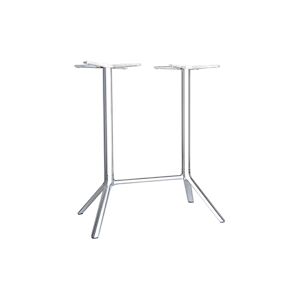 INOLOISIRS Piètement pour table mange debout rectangulaire à 4 branches en aluminium noir - Lot de 24 unités