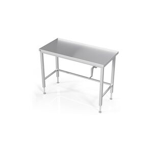 L2G Table inox centrale 90 x 180 x 70 cm L2G