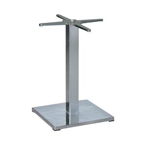 INOLOISIRS Piètement de table base carrée en aluminium grège - Lot de 24 unités