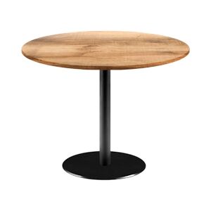 Restootab - Table Ø120cm - modèle Rome bois tanin clair