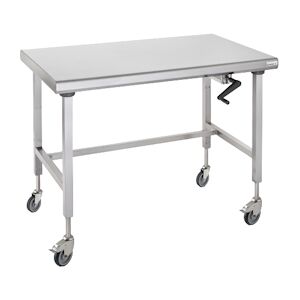 Tournus Equipement Table inox Ergonomix centrale 800 x 1000 x 700 cm Tournus - Publicité