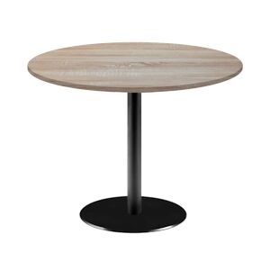 Restootab - Table Ø120cm - modèle Rome chêne bastide