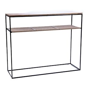 Console Alberto 110 cm -  Marron Rectangle Bois Amadeus 110x35 cm - Publicité