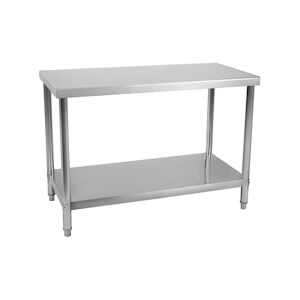 Royal Catering table de travail inox professionnel 120 x 60 cm capacité de 137 kg