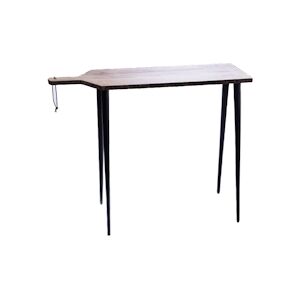 AMADEUS Console planche Slice 80 cm con - Marron Rectangle Bois Amadeus 100x35 cm