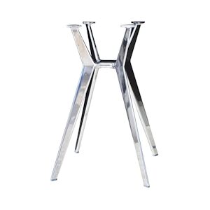 INOLOISIRS Piètement de table à 4 branches en aluminium grège - Lot de 24 unités