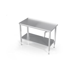 L2G Table inox centrale 90 x 160 x 60 cm L2G