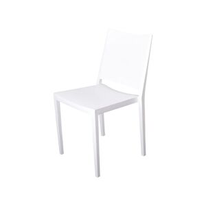 Gastronoble Florence chaises empilables en polypropylène blanc 4 pièces