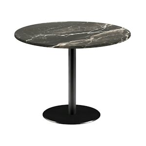 Restootab - Table Ø120cm - modèle Rome marbre royal