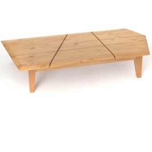 Table basse DUNE  en Teck -  Marron Rectangle Bois Amadeus 170x65 cm - Publicité