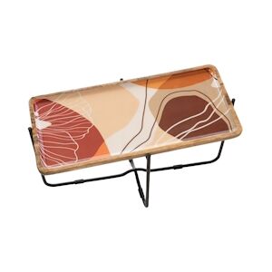 AMADEUS Table basse récifs - Multicolore Rectangle Métal Amadeus 70x35 cm