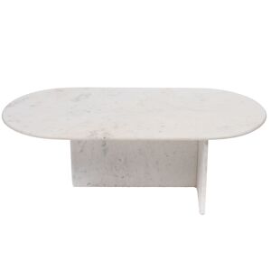 Table basse   Ombeline -  Blanc Autre Marbre Amadeus 120x60 cm - Publicité