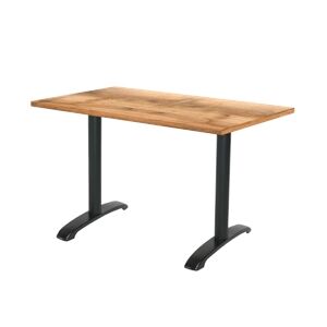 Restootab - Table 120x70cm - modèle Bazila tanin clair