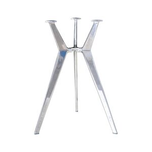 INOLOISIRS Piètement de table à 3 branches en aluminium grège - Lot de 24 unités