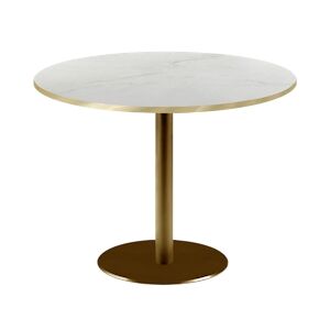 Restootab - Table Ø120cm Rome bistrot marbre translucide