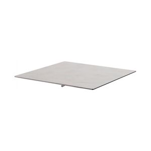 Oviala Business Plateau de table stratifié 60x60 cm beton gris clair - Oviala