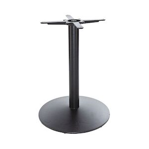 France Mobilier CHR Pied de table Paul 06 base ronde 55cm noir H73cm hôtel restaurant