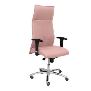 Piqueras y Crespo Albacete XL Fauteuil de direction avec tissu BALI rose (AVEC MOUSSE VISCOELASTIQUE) (POSSIBILITÉ DE MESURER L'ASSISE)