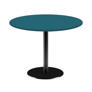 Restootab - Table Ø120cm - modèle Rome bleu de prusse