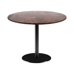 Restootab - Table Ø120cm - modèle Rome rouille roc