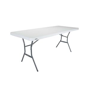 Table pliante rectangulaire Blanche 183x76cm LIFETIME