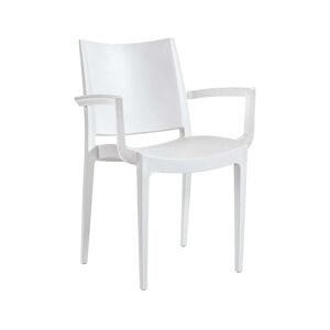 TIGAONE Fauteuils de restaurant Camelia Blanc - TIGAONE