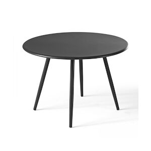 Oviala Business Table basse ronde en métal grise