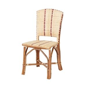 ROTIN DESIGN chaise Soria rotin miel blond 91 x 44 x 55 cm - Publicité