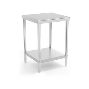 Royal Catering table de travail cuisine professionnelle acier inox 60 x 60 cm capacité de charge de 150 kg 14_0003662 Helloshop26