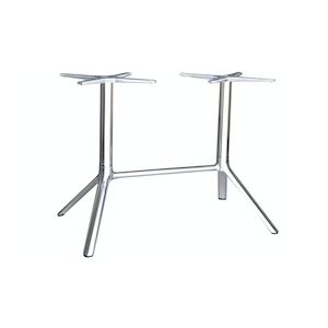 INOLOISIRS Piètement pour table rectangulaire en aluminium noir - Lot de 24 unités