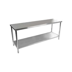 Royal Catering table de travail cuisine professionnelle acier inoxydable 200 x 60 cm 14_0003644 Helloshop26