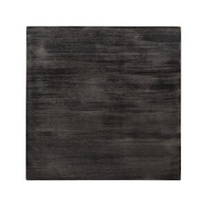 Bolero plateau de table carré pré-percé noir vintage 70cm - Publicité