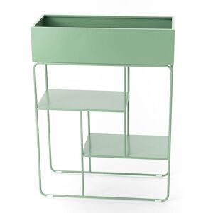 Console porte-plante en   vert 60x25x80 -  Rectangle Métal Amadeus 60x25 cm - Publicité