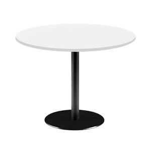 Restootab - Table Ø120cm - modèle Rome blanc uni