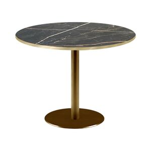 Restootab - Table Ø120cm Rome bistrot marbre feu