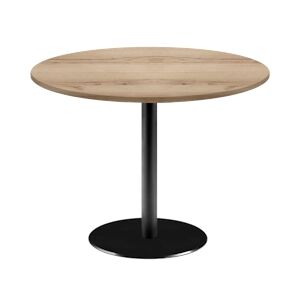 Restootab - Table Ø120cm - modèle Rome chêne delano