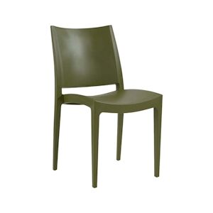 TIGAONE Chaise de restaurant Floria Olive - TIGAONE