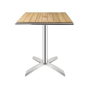 Bolero Table Bistro Carrée Plateau Basculant Frêne 60 cm