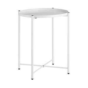 tectake Table d’appoint CHESTER 45,5x45,5x53cm - blanc -404188