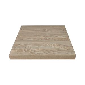 Bolero Plateau de table carré 700x700mm effet bois clair