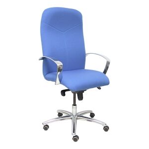 Piqueras y Crespo Fauteuil de direction Caudete avec mecanisme de basculement et tissu BALI, coloris bleu clair